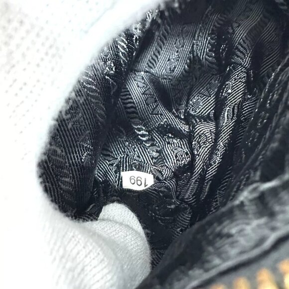 PRADA Logo ribbon with Strap Small items Multi-purpose Accessory pouch - Picture 12 of 12